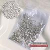 Rinestones Populares en Forma de Cruz de Fondo Plano de Xiaohongshu, Mini Rinestones Apilados, Perlas de Acero, Lentejuelas, Pegatinas, Materiales para Decoración de Uñas DIY
