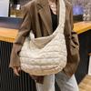 Bolso Minimalista Urbano de Gran Capacidad, Bolso Tote Versátil para Mujer, Bolso Tipo Dumpling, Bolso de Hombro, Bolso Cruzado, Bolso de Axila con Acabado de Alta Gama