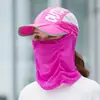 Sombrero de Protección Solar Plegable Sombrero de Sol para Exteriores Ciclismo Mujer Ala Ancha Parte Superior Vacía Protección Solar para Ciclismo Sombrero de Pescador