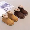 Zapatos de Algodón para Niñas 2026 Nuevo Estilo Invierno, Botas de Nieve Cálidas Forradas de Felpa para Niños, Botas de Algodón Engrosadas para Niñas, Botas Cortas para Niños Mayores