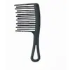 Novo Pente de Dentes Ondulados de Dupla Fileira Pente para Cabelos Cacheados Pente para Permanente Cabelo Fofo Topo Craniano Cabelo Longo Feminino Pente Curvador Faca Dourada