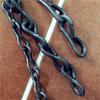 Atadura de conexión de metal electrochapado cadena de aluminio se puede chapar cadena de columpio de barandilla de acero inoxidable cadena retorcida