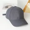 Gorra de béisbol de pana de color liso de moda con visera rígida, gorra lisa unisex, estilo retro japonés para exteriores
