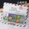 Serie YunnanAtracciones Culturales y Creativas ÚnicasXishuangbannaCiudad TurísticaSouvenirImanes de Refrigerador de Madera