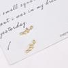 Pendientes colgantes de la serie Doce Constelaciones con diamantes, accesorios de joyería hechos a mano, con personalidad, material de gota para las orejas