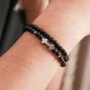 Nova moda de joias masculinas europeias e americanas, pulseira retrô preta fosca, pulseira de cabeça de leão com bola de diamante de zircônia e coroa, conjunto de pulseiras