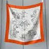 Bufanda de Seda Jacquard de Lujo Ligero, Bufanda Cuadrada de Seda de 65 cm con Textura de Alta Calidad, Accesorio Elegante para Combinar con Camisas