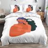 Set romántico de tres piezas de amor para el Día de San Valentín Amazon comercio exterior transfronterizo funda de edredón con impresión digital 3D funda de almohada ropa de cama