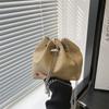 Bolsa Saco com Cordão Super Popular de Comércio Exterior para Mulheres 2025 Nova Bolsa de Ombro Transversal de Nicho Bolsa Versátil com Corrente