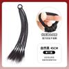 Peluca de Trenza de Boxeadora para Mujer, Cabello Trenzado de Seis Hilos, Imitación de Cabello Humano Real, Trenzas Largas, Estilo Dulce y Fresco de Chica, Peluca de Rastas