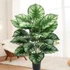 Simulación directa de fábrica de Amazon transfronteriza de bonsái de terciopelo blanco de vid 18 adornos de decoración de interiores espalda de tortuga verde