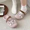Dulces y Versátiles Pantuflas Birkenstock Tejidas Huecas para Mujer, Nuevo Verano 2026 Sandalias para el Hogar, Interiores y Exteriores