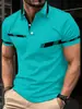 Camisa Polo Casual de Verano de Manga Corta para Hombre Amazon Hombres Europeo Americano Amazon