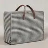 Bolsa de edredón de pata de gallo de capacidad extragrande, bolsa de mano para almacenamiento de ropa estacional del hogar, bolsa de almacenamiento multifuncional para mudanzas