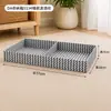 Serie de cajas de almacenamiento para ropa interior y ropa, tela no tejida, cajas organizadoras multitaladro, contenedores de almacenamiento para armario de dormitorio