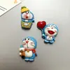 Acessórios de Pingente de Resina Doraemon Fofo em Estoque Acessórios de Cabelo Capa de Celular Decorações para Copos Chaveiro Ímã de Geladeira