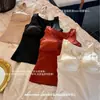 Otoño/Invierno 630 Lana Merino Cálido Satín Copa Trasera Sin Costuras Cómodo Chaleco de Almacenamiento de Calor Cepillado para Mujer Transfronterizo