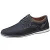 Zapatos Gorilla Zapatos para Hombre 2026 Otoño Nuevos Transpirables Piel Genuina Slip-On Estilo Británico para Hombre Zapatos de Cuero Casuales para Hombre