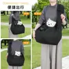 Bolso de hombro para mascotas para exteriores con cierre de cordón, bolso cruzado transpirable para mascotas con correa de hombro ajustable, admite logotipo personalizado