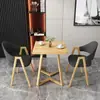 Mesa y sillas de reunión de estilo nórdico, moda italiana, lujo ligero; mesa de recepción y negociación de negocios de alta gama, mesa de ocio para patio