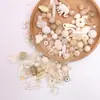 Pacote Misturado de Contas Soltas para DIY com Vários Estilos, Caixa Surpresa Aleatória de 50g para Iniciantes, Pulseira Colar Versátil, Contas Únicas