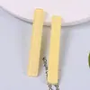 Verano Nuevo Polvo Fino Semitransparente con Purpurina 6 cm Parche Largo Plano Trapezoidal Material para Pasador de Pelo DIY Diseño Hecho a Mano Venta al por Mayor