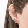 Nuevo Diseño de Nicho Hensen Hombres y Mujeres Tornillo de Doble Cabeza Varilla Piercing de Cartílago Hueso del Oído Clavo