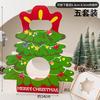 Decoraciones para Pastel de Mousse Esférico de Navidad 2026 Papá Noel Muñeco de Nieve Corona de Hierba Caja de Regalo Tote Caja de Empaque Decoración