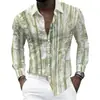 Camisa de moda de manga larga para hombre de la marca de moda retro americana de Amazon, comercio exterior de alta gama sin planchado, directamente de la fábrica original