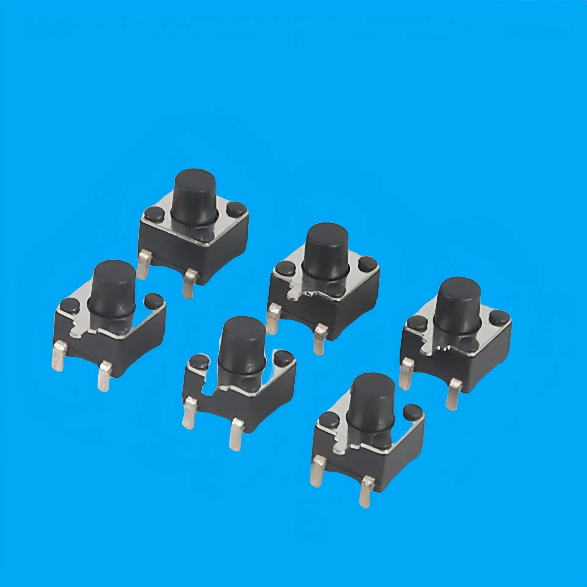 轻触开关4.5X4.5前插后贴