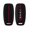 Adecuado para el nuevo juego de fundas para llaves Nissan 23, Nissan Rogue, coche con 3, 4 y 5 llaves, carcasa de goma suave.