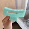 Pinza para el cabello de lujo de alta gama en color marrón, tamaño grande nuevo para cabello grueso, pinza de tiburón para recogidos en la parte posterior de la cabeza, accesorio para el cabello de uso diario