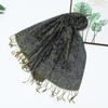 Nuevo Chal Exterior de Bufanda Larga Jacquard para Mujer Estilo Étnico Patrón Cachemir Bufanda Protectora Solar de Verano Bufanda Larga de Otoño e Invierno