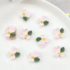 Famoso en Internet Joyería para Uñas Gardenia Fresco Primavera y Verano Flor Tridimensional Accesorios de Resina Pendientes DIY Accesorios para Pasador de Pelo