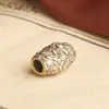 Cuentas de Latón Vintage con Forma de Dragón Accesorios para Manualidades Patrón de Dragón Estilo Chino Cuentas Espaciadoras Colgante Personalizado para Cuchillo Colgante de Paracord Colgante para Llavero