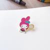 Broche de Desenho Animado Kulomi Fofo Sanrio Esportivo Criativo Brilhante Acessórios de Roupas Doces para Estudantes Japoneses