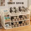 Portalápices inclinado, organizador de escritorio, caja de almacenamiento de papelería de oficina, organizador de escritorio para artículos varios, estante de almacenamiento para dormitorio estudiantil