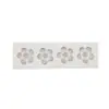 Molde de Azúcar Flip Flor Flor Pastel Decorativo Modelado Molde de Silicona Gota de Chocolate Pegamento Horneado Molde Hecho a Mano