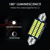 Luz LED para Coche de Doble Punta para Lectura 31/36/39/41mm 3014 36smd Luz de Techo Luz de Caja Trasera Luz de Compartimento