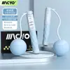 Nova corda de pular eletrônica com contador para adultos, corda de aço com rolamento de peso inteligente, material esportivo para estudantes, corda de pular com bola grande