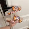 Pantuflas Gruesas de Corazón de Niña con Graffiti de Dibujos Animados, Calzado de Casa para Interiores, Pantuflas de Verano para Mujer 5529mpdw