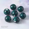 Cuentas Cerámicas Sueltas Estilo Retro 18mm Agujero Grande Redondas Cuentas de Jingdezhen Material para DIY Accesorios para Collares Joyería con Cuentas