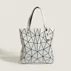 Bolso Tote Patchwork Geométrico Popular Transfronterizo para Mujer 2026 Gran Capacidad Bolso de Hombro Estilo Japonés Simple Versátil Bolso de Moda