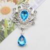 32*60mm Liga Strass Acrílico Coroa Pingente Flor Disco DIY Roupas Acessórios de Cabelo Joias Broche Decorativo Acessórios