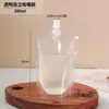 Saco Transparente Descartável com Bico Saco para Leite de Soja Saco para Embalagem de Líquidos de Medicina Tradicional Chinesa Saco Plástico para Bebidas de Suco Saco Selado para Iogurte