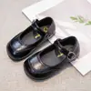 Zapatos de Cuero para Niña Primavera y Otoño 2025 Nuevos Estilo Princesa para Niña y Dama Zapatos Blancos para Niña Pequeña Suela Suave Zapatos para Bebé