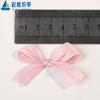 En stock Lazo de cinta de isla de malla DIY Color Cinta hecha a mano Joyería Accesorios para la cabeza Accesorios de ropa