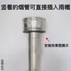 Tapa de Lluvia Gruesa para Chimenea de Acero Inoxidable, Tapa a Prueba de Viento para Tubo de Humo de Estufa de Calefacción, Tapa de Chimenea, Cubierta de Lluvia para Tubo de Escape de Estufa de Leña