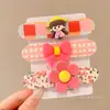 Pinza para Flequillo Infantil, Herramienta para Peinar el Cabello, Pinza de Felpa para Niñas de Principios de Primavera, Pasador de Moño para Bebé, Accesorio para el Cabello
