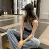 Top de Crochê com Gola Halter para Mulheres 2026 Verão Novo Estilo Hot Girl Roupa Externa Sem Mangas Curto Sexy Costas Abertas Tendência